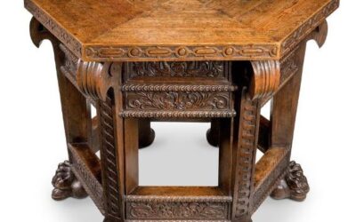 A Carved Oak Centre Table in 17th Century Renaissance Revival Style, Second Half 19th Century