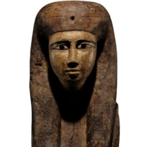 Egyptian Gilt-Wood Bust of the Goddess Isis Late Period, 664–332 BC