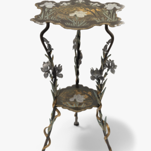 A French Japoniste gilt-bronze occasional table circa 1900