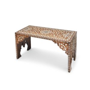 An Ottoman mother-of-pearl, tortoiseshell and bone inlaid scribe's table Turkey, 18th/ 19th Century