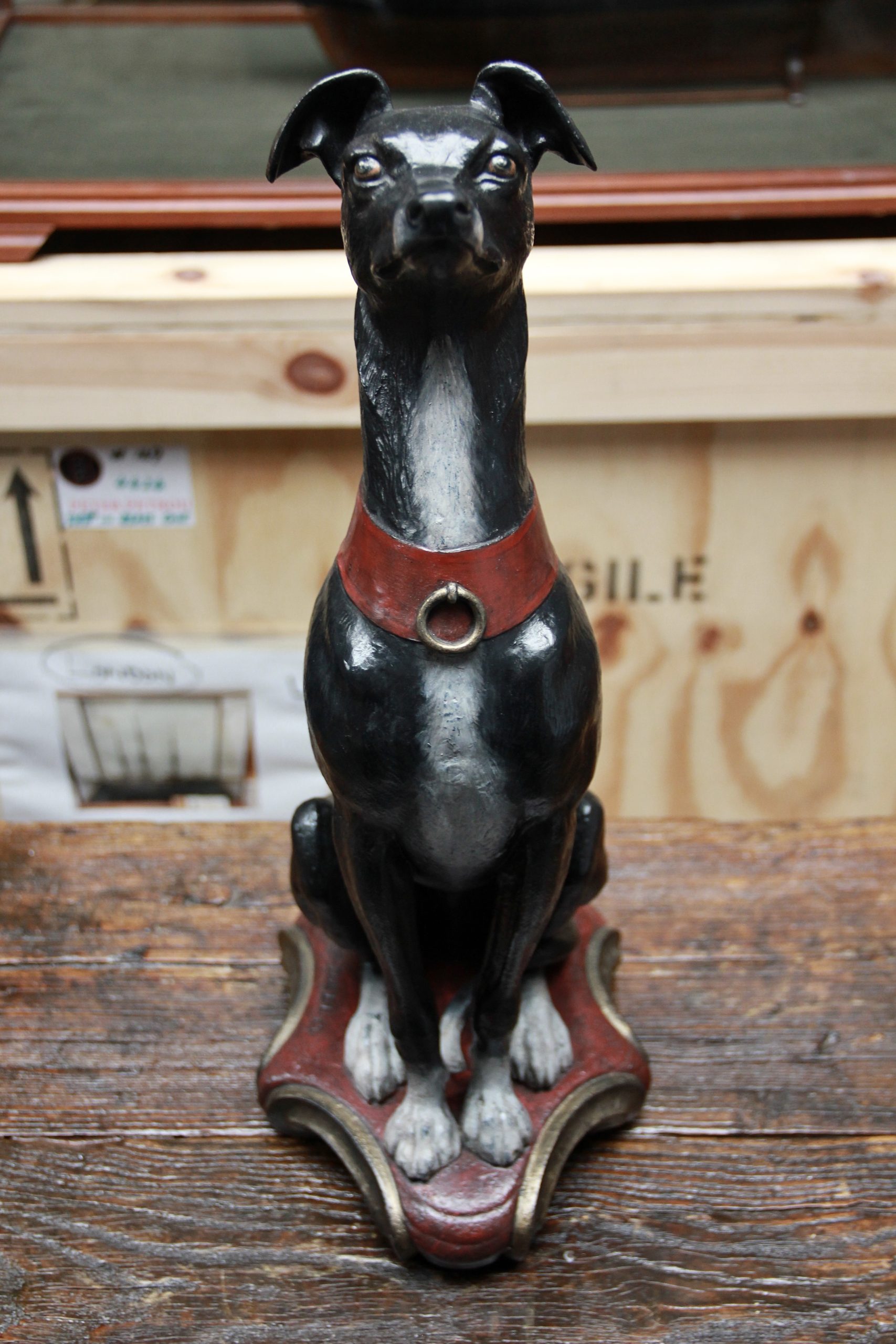 A Pair of Coalbrookdale Cast Iron Whippets - Image 9