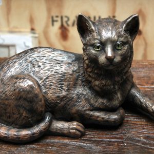 An Austrian Terracotta Cat Circa 1900