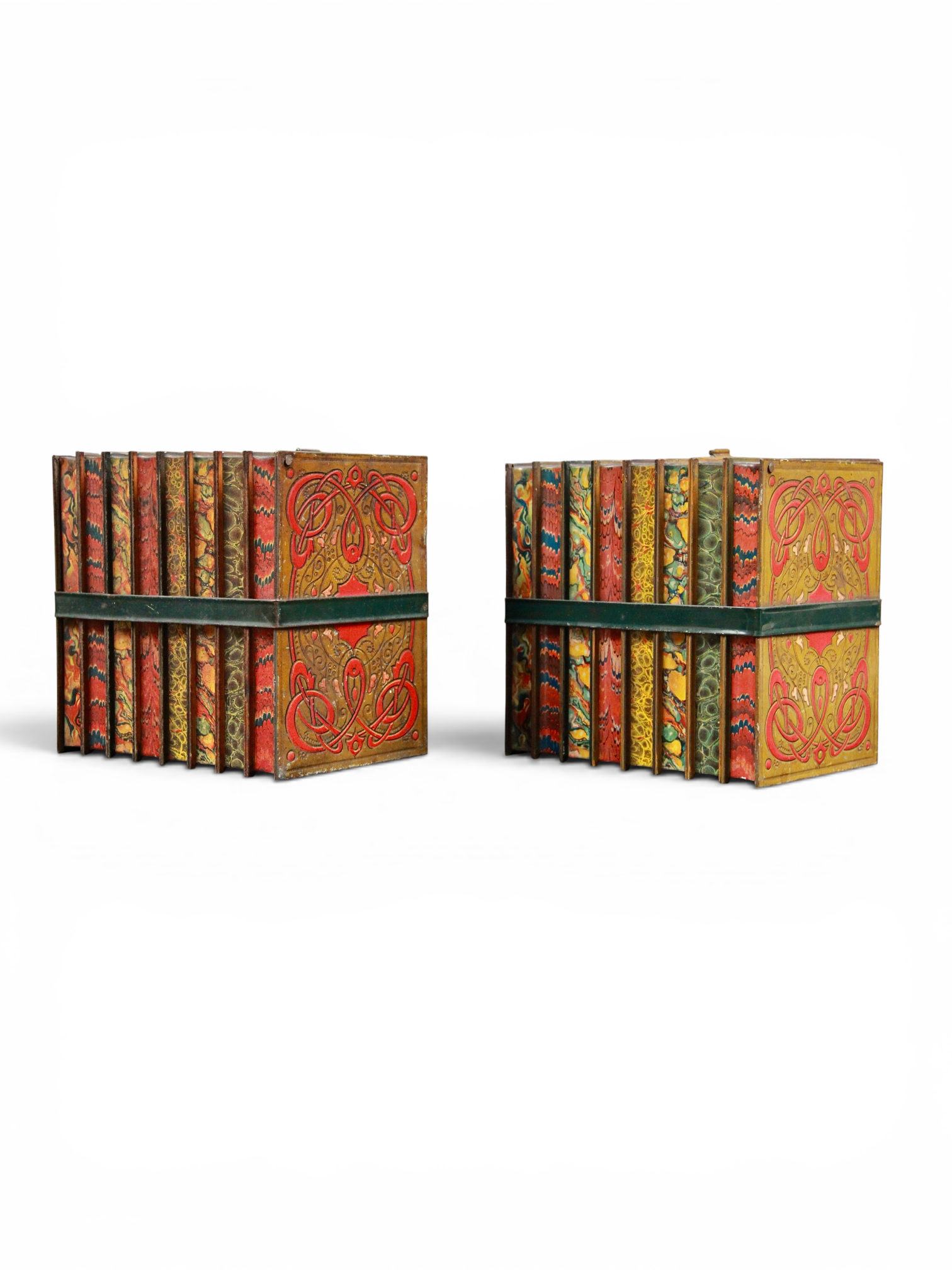 A Pair of Huntley & Palmers 'Literature' Novelty Biscuit Tins, 1901 - Image 2