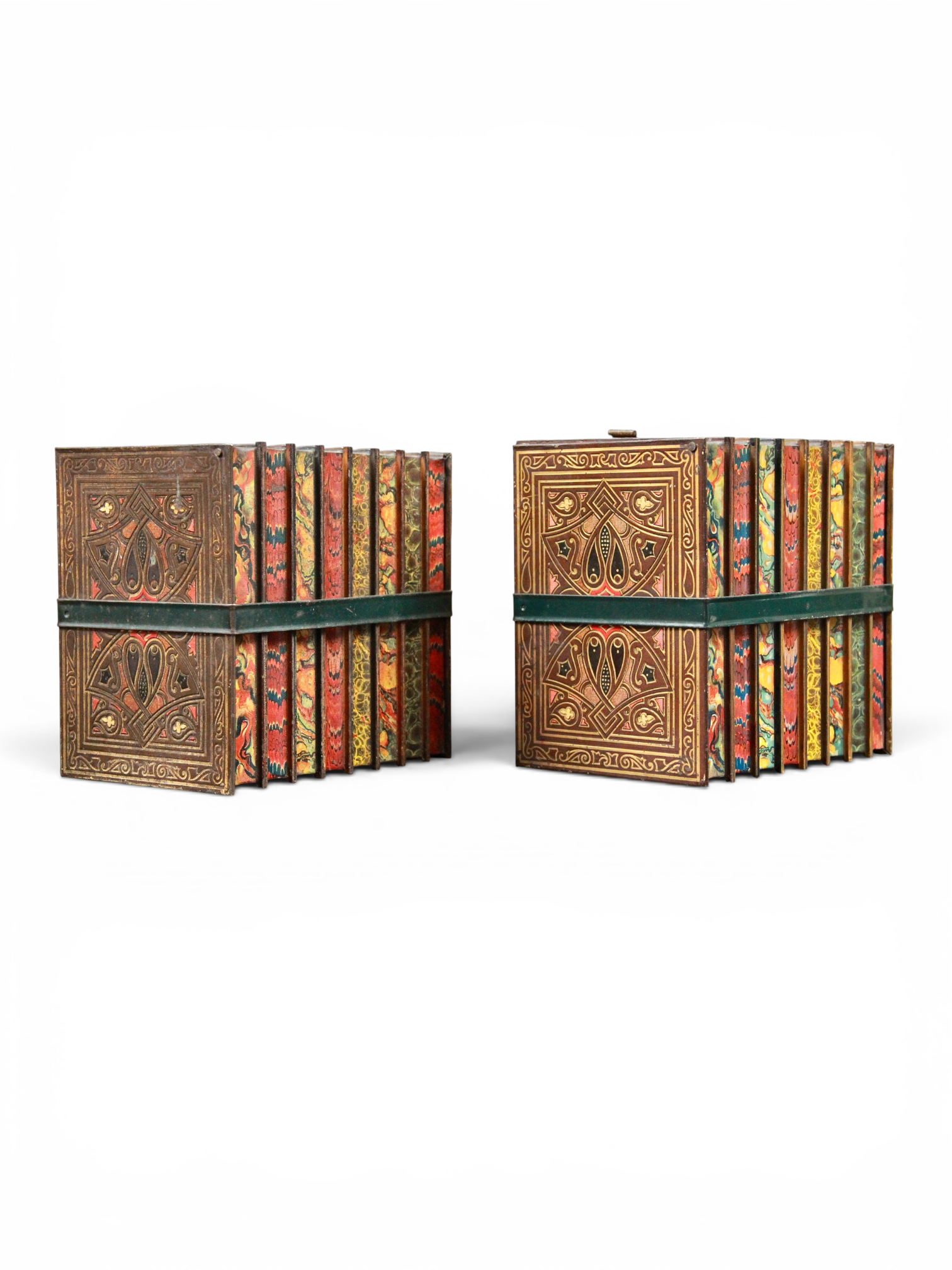 A Pair of Huntley & Palmers 'Literature' Novelty Biscuit Tins, 1901 - Image 4