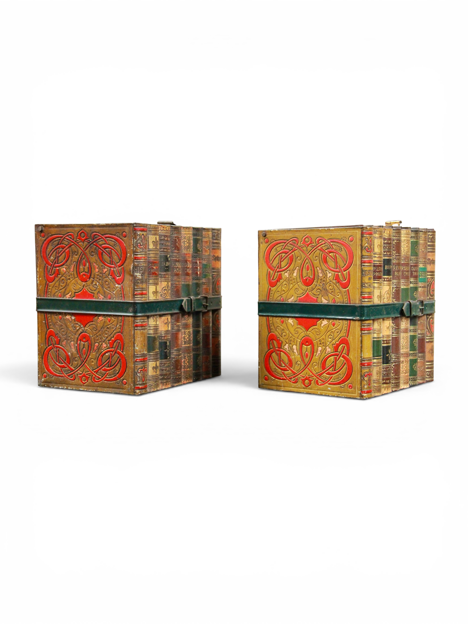 A Pair of Huntley & Palmers 'Literature' Novelty Biscuit Tins, 1901 - Image 6