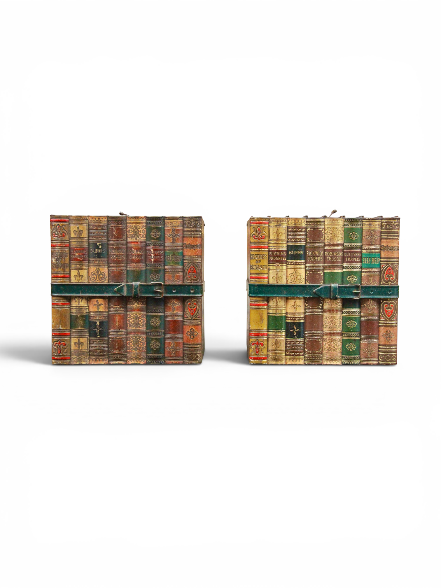 A Pair of Huntley & Palmers 'Literature' Novelty Biscuit Tins, 1901 - Image 7