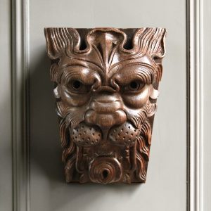 Oak lion mask