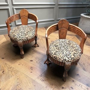 Peacock armchairs